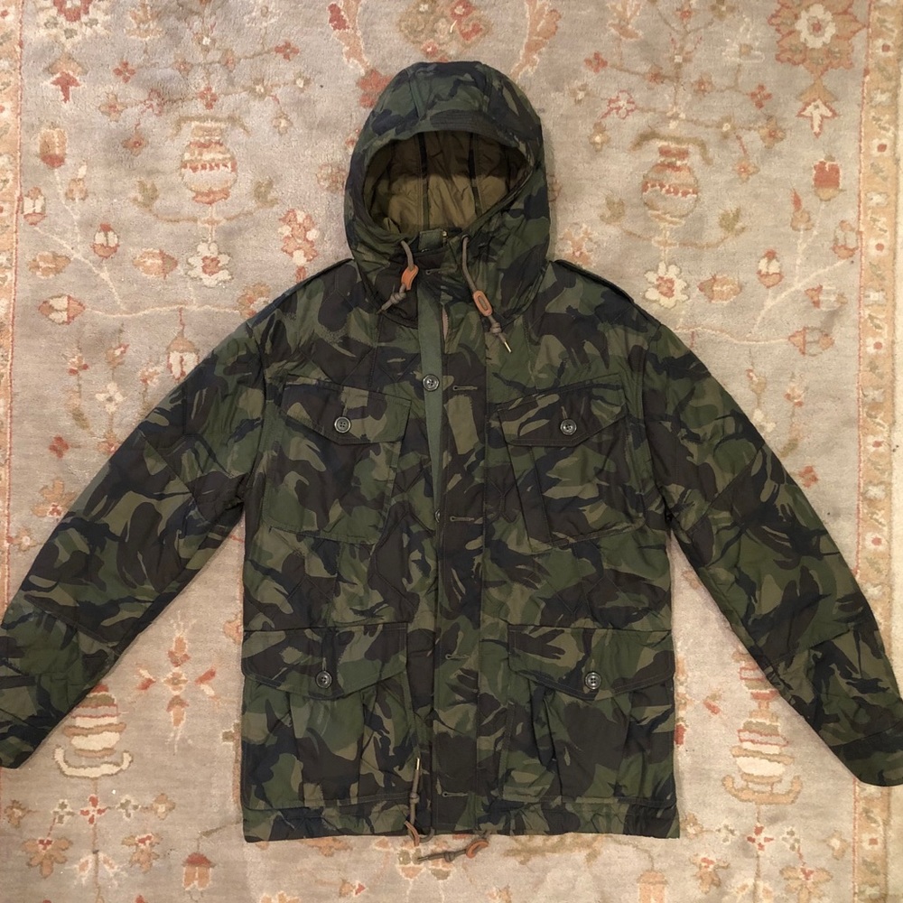 Vintage Polo Ralph Lauren Quilted Camo Jacket